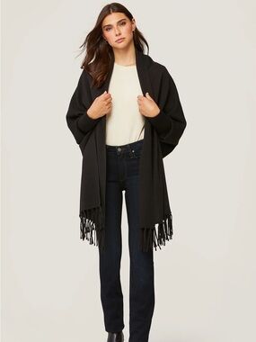 Soia & Kyo - Miku-S Scarf-Cardigan in Black